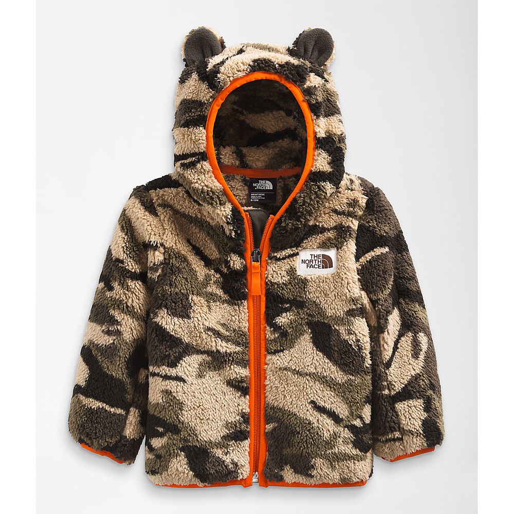 The North Face Hoodie Infant Australia - The North Face Campshire Bear Green Camo Print (EMO-301654)